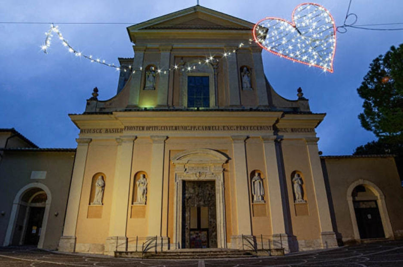 Basílica de San Valentino en Terni, Umbría, Italia