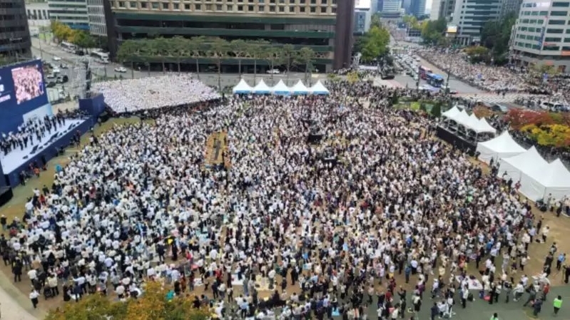 Culto masivo Corea