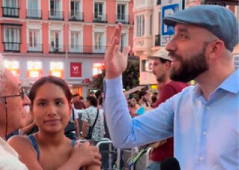 Discusión en la calle entre pastor y ateo se hace viral