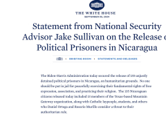 Nicaragua libera 135 presos políticos entre ellos los 13 miembros del ministerio Puerta de la Montaña
